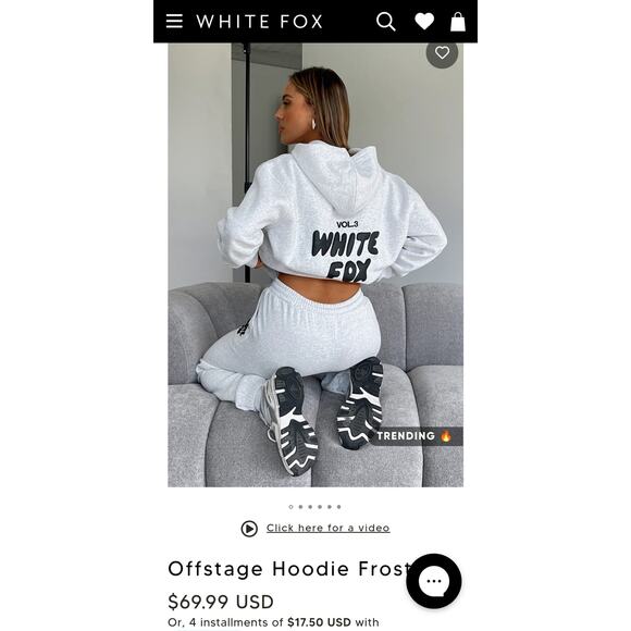 White Fox Boutique Vol 3 Offstage Sweatsuit Frosted T:L/XL & B:XL*S4 - Picture 8 of 10